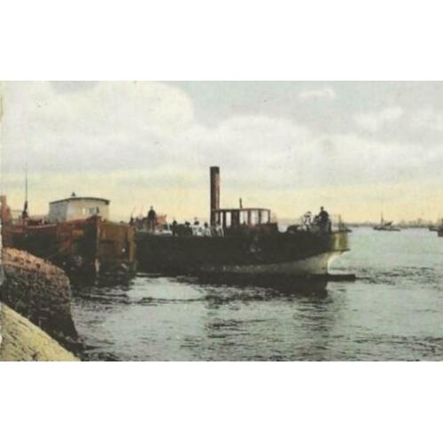 JV809 Gorinchem Raderveerboot naar Sleeuwijk 1914 Kofschip