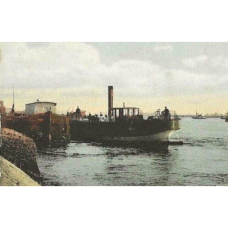 JV809 Gorinchem Raderveerboot naar Sleeuwijk 1914 Kofschip