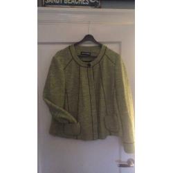ZGAN Gerry Weber colbert jasje maat 46; appeltjes groen