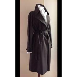 MaxMara Max Mara 38 gabardine trenchcoat mantel jas bruin