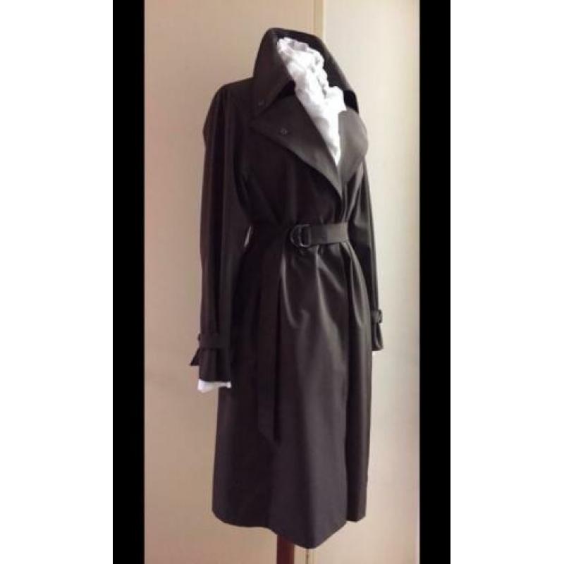 MaxMara Max Mara 38 gabardine trenchcoat mantel jas bruin