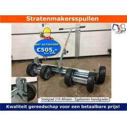 Kant afrijlat - bandenmaatje hoogte instelbaar 20cm breed