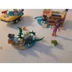 Lego schildpadden reddingsactie, zgan, compleet met boekje