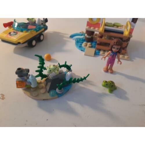 Lego schildpadden reddingsactie, zgan, compleet met boekje