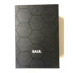 NIEUW Balr Leather Clean Logo Clean Sneakers Maat 42 Zwart
