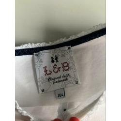 LOT & BINC | Schattig vestje Delfs blauw motief | Maat: 104