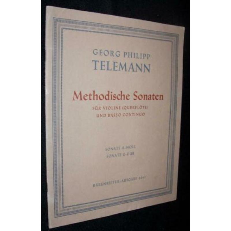 George Philipp Telemann - Methodische Sonaten fur Violine (Q