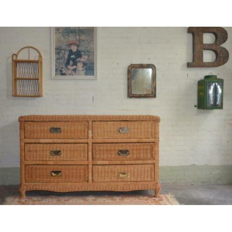 Dressoir rotan, kast rotan