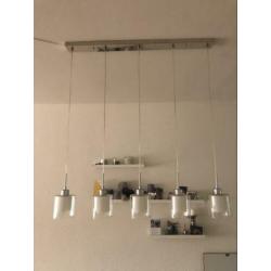 Mooie hanglamp met 5 lichtbronnen
