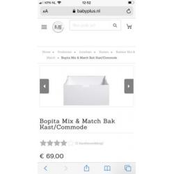 Bopita 2 deurs kast Mix en Match wit