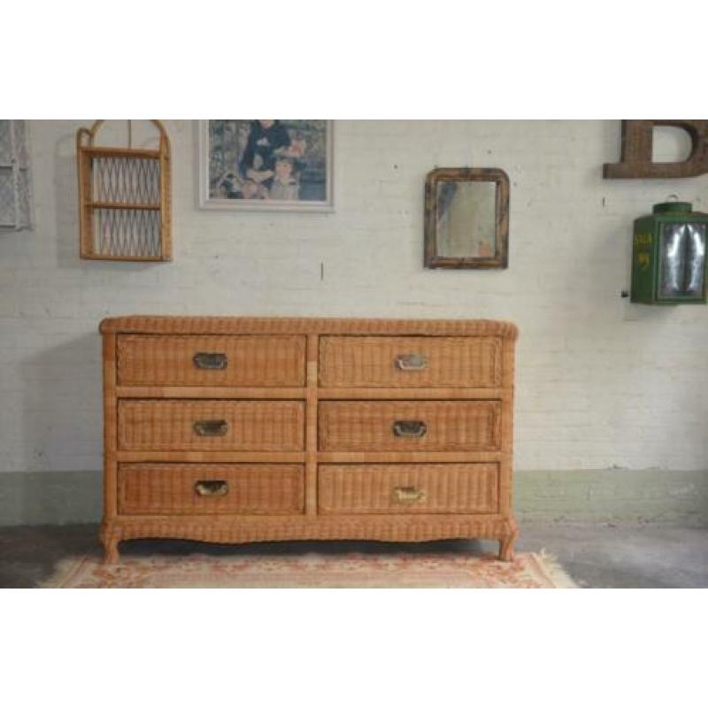 Dressoir rotan, kast rotan