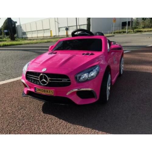 Mercedes SL63 AMG roze 12v Afstandsbediening / vering NIEUW!