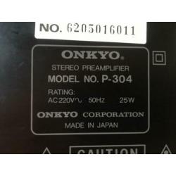Voorversterker onkyo p304