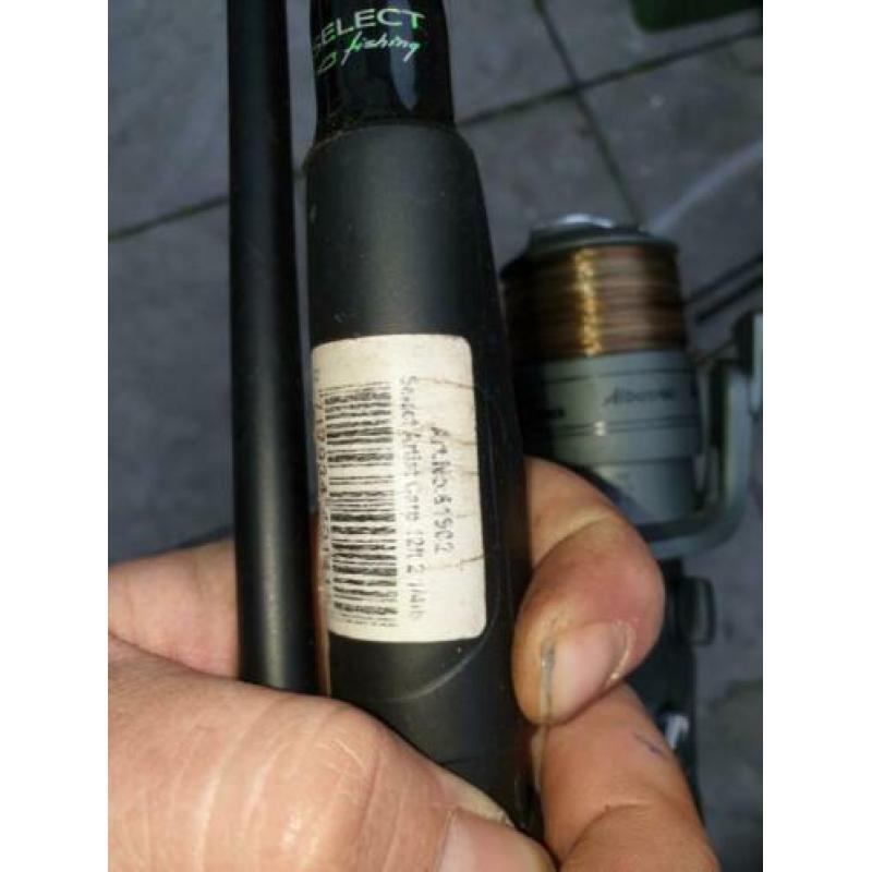 Beginners set 3 hengels 2 molens + fouderaal
