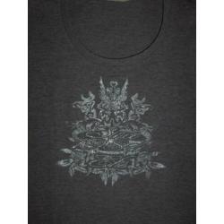 Lichtgrijs T-Shirt Opdruk Ekseption mt XS (922)