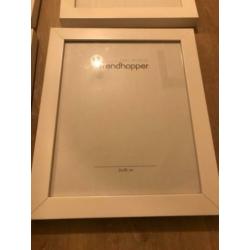 Trendhopper lijsten 4x wit