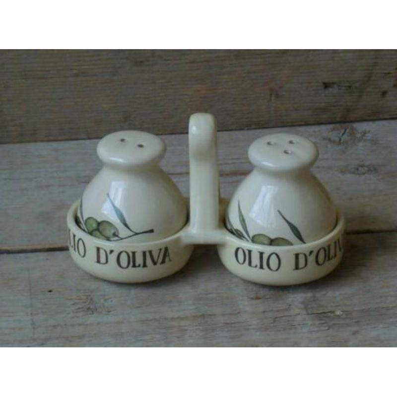 Servies, Jet (by Ter Steege) 'OLIO D'OLIVA', zgan