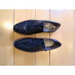 Zwarte veterschoenen 39