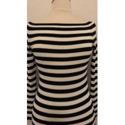 Nikkie gestreepte top trui shirt mt 36
