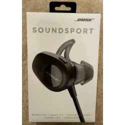 Bose - SOUNDSPORT WIRELESS HDPHN,BLK,WW