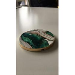 IDeal of Sweden Fashion QI Charger golden jade marble