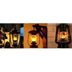 Klein model led vuurlamp (met net echt vuur) nr 6