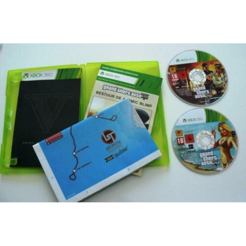 XBox 360 GTA Five (GTA V) (GTA 5) ~ Game 2 Disc