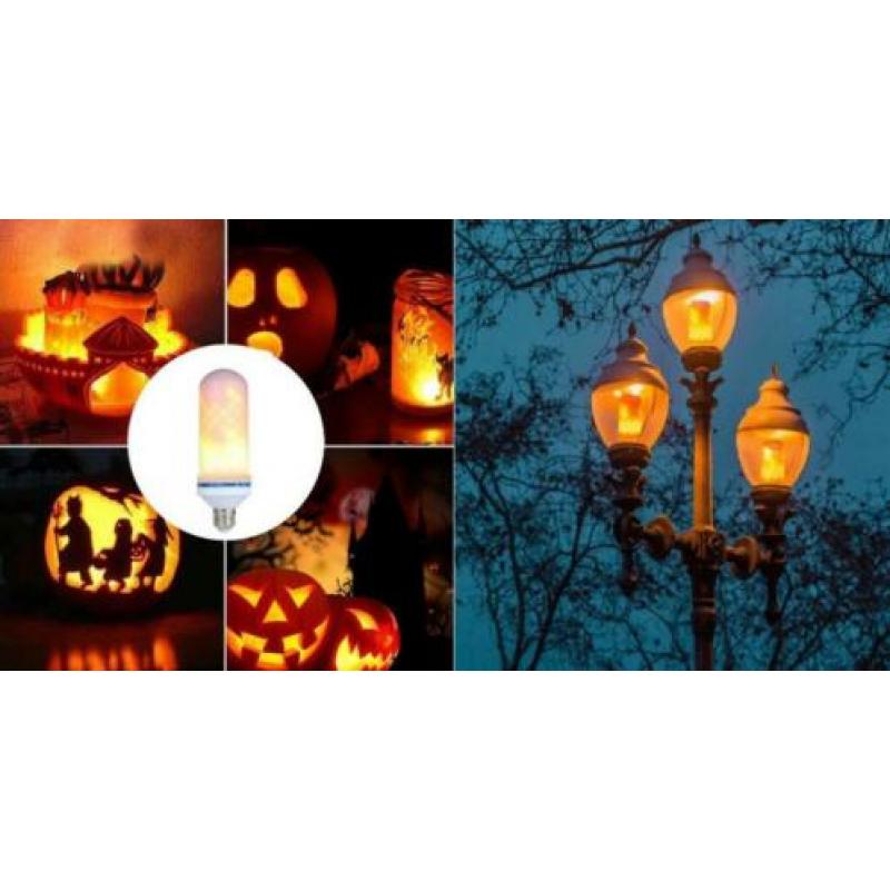 Klein model led vuurlamp (met net echt vuur) nr 6