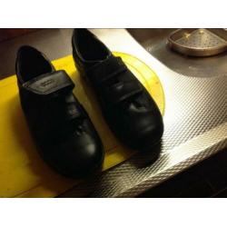 Mooie Ecco schoenen zwart leer.maat 37