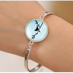 opruiming: prachtige 3-delige sieraden set 'VOGEL'