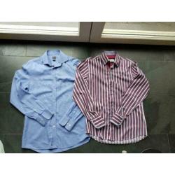 Overhemd blouse 2 stuks maat S zgan ferlucci en h&m