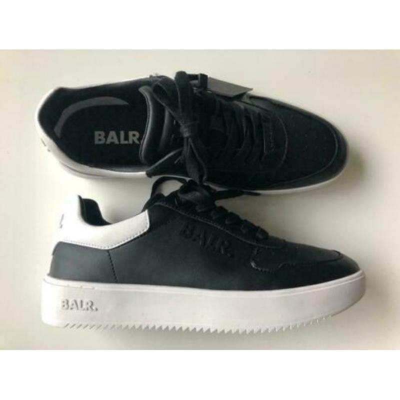 NIEUW Balr Leather Clean Logo Clean Sneakers Maat 42 Zwart