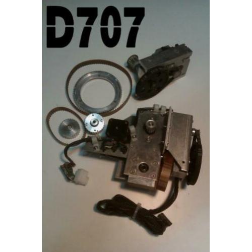 3X stappenmotor met overbrengingen