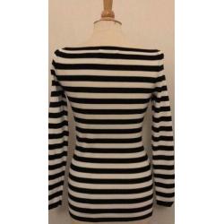 Nikkie gestreepte top trui shirt mt 36