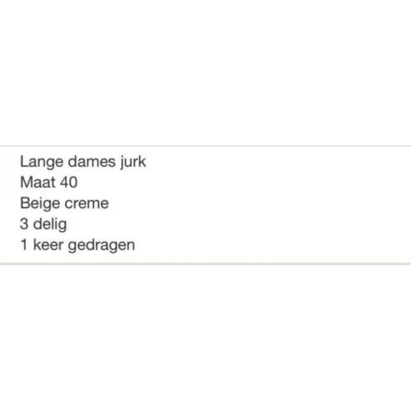Mooie dames jurk feest bruiloft lang