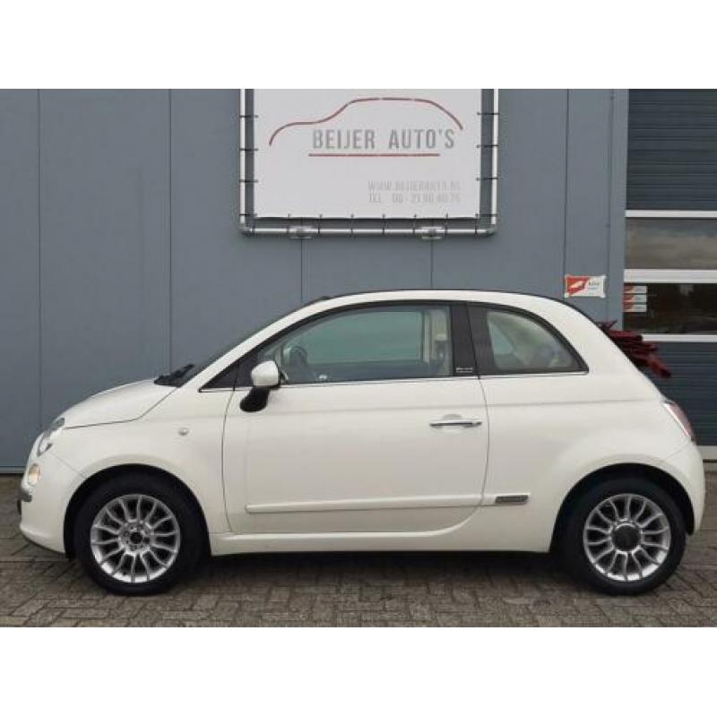Fiat 500C 1.2 Lounge Cabriolet/Airco/15inch/PDC achter.