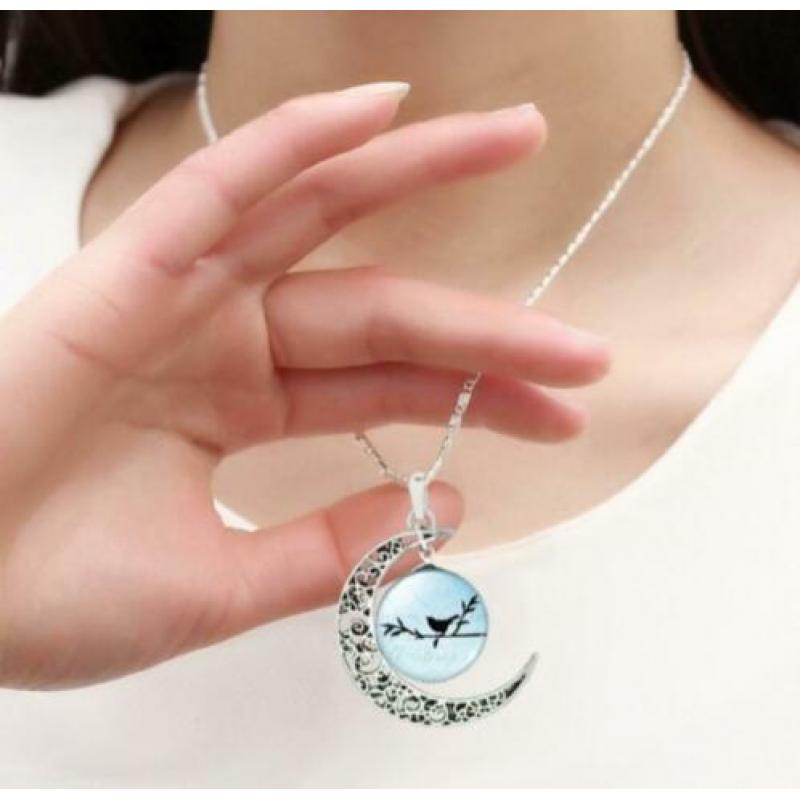 opruiming: prachtige 3-delige sieraden set 'VOGEL'