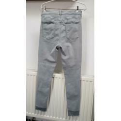 Jeans 7 for all mankind lichtgrijs maat 29 stretch