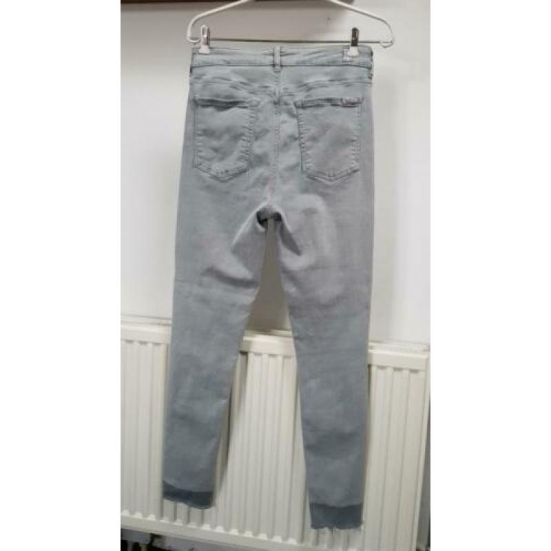 Jeans 7 for all mankind lichtgrijs maat 29 stretch