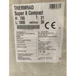 Thermrad T21 compact radiator NIEUW verwarming 70 X 1000