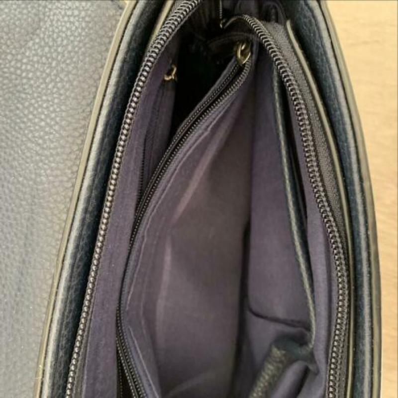 Donkerblauwe crossbody tas