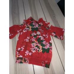 Only damesblouse rood NIEUW maat 36