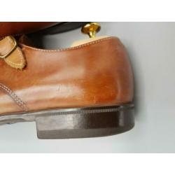 GIORGIO Double Monkstraps cognac