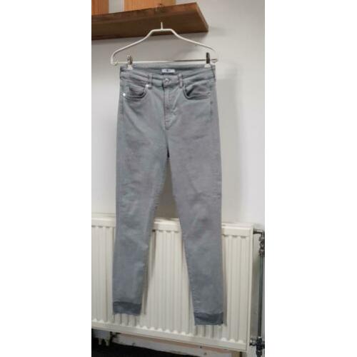 Jeans 7 for all mankind lichtgrijs maat 29 stretch