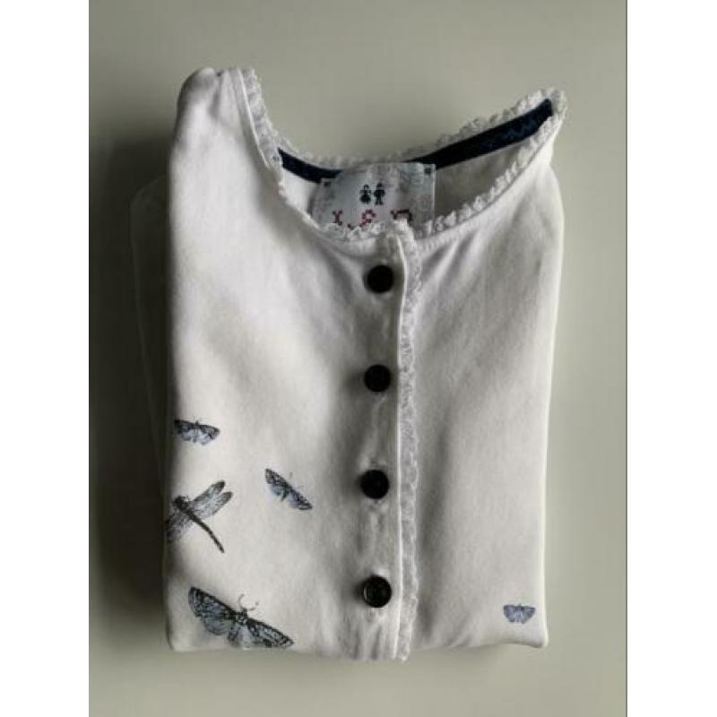LOT & BINC | Schattig vestje Delfs blauw motief | Maat: 104