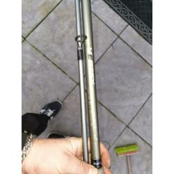 Beginners set 3 hengels 2 molens + fouderaal