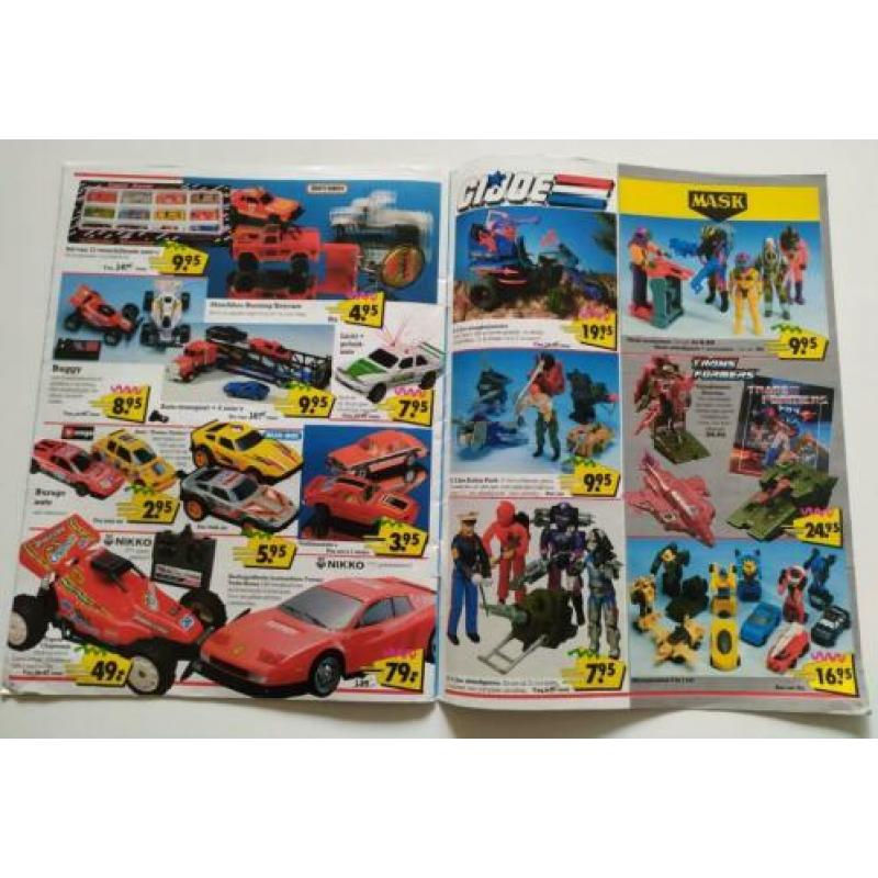 Speelgoed folder uit 1989 Legoland Mask Transformers GI Joe
