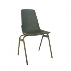 199 Leger stapelstoelen Soesterberg vintage stoel retro 115