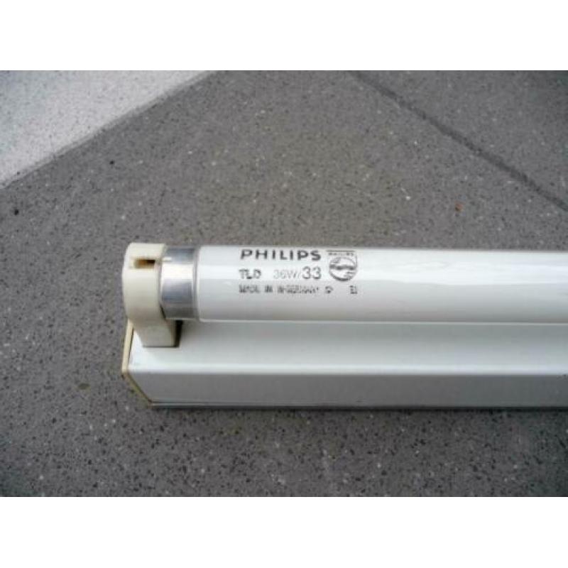 Enkelvoudige TL-Balk kompleet met buis lang 1200 mm