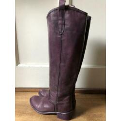 Pocoloco paarse hoge laars mt 37